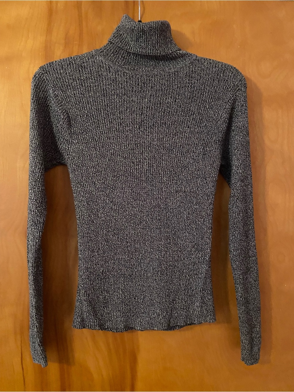 Dress Barn Charcoal Ribbed Turtleneck Sweater